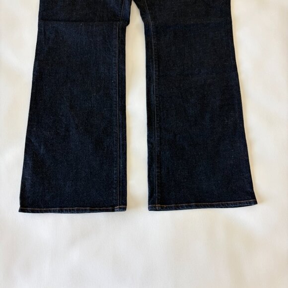 OLD NAVY Jean Womens Plus 22 x 32 Long Blue Dark Wash Boot Cut Stretch Denim - Picture 3 of 13